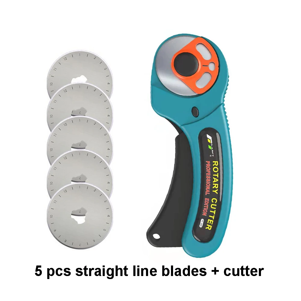 Роторный резак для кожи 45 мм инструмент резки круговое лезвие лоскутных изделий