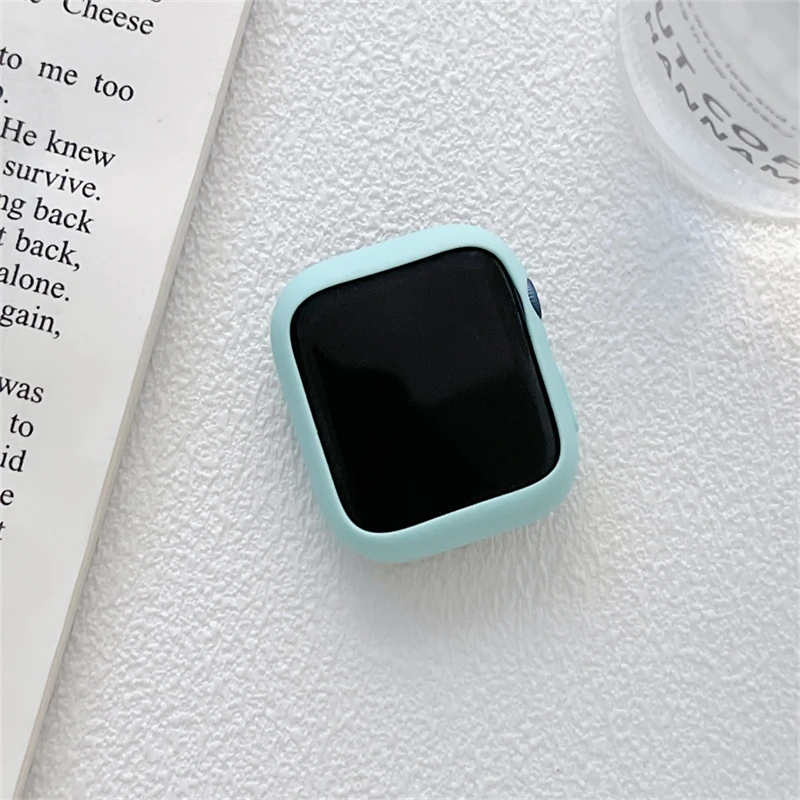 Мягкий силиконовый чехол для Apple Watch 7 41 мм 45