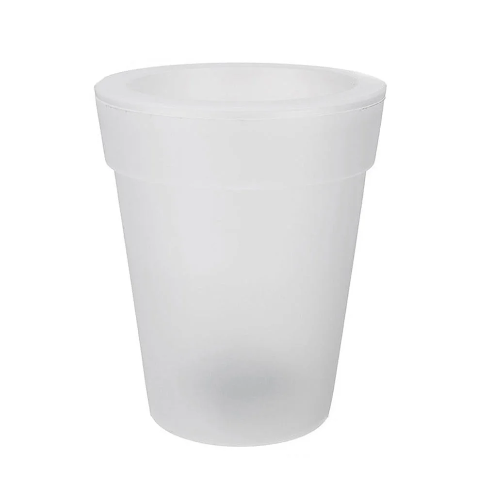 

Flower Pot Planter Led Pots Light Solar Flowerpot Luminous Illuminated Powered Planters Glowing Vase Up Succulent Indoor Plastic