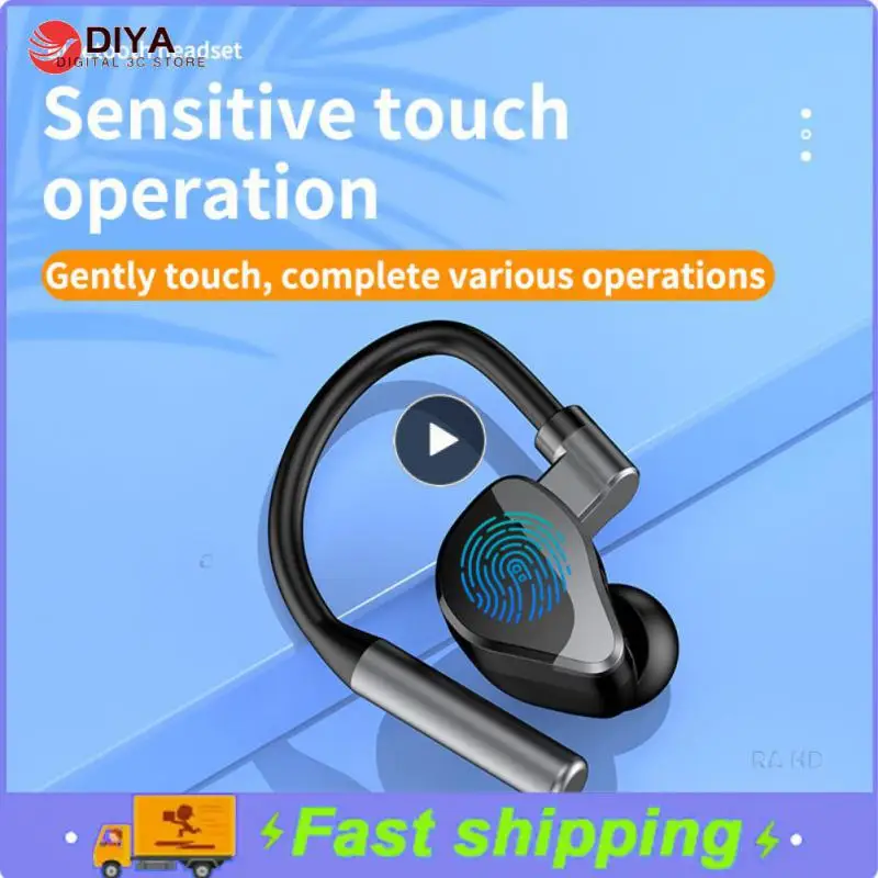 

Waterproof Sport Headphone Business Handsfree Sports Earbuds Touch Control Hifi Sound 5.2 Earphones For All Smartphone