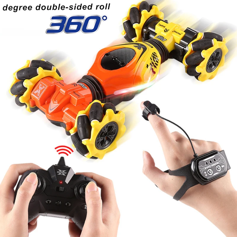 

2022 новейшая модель автомобиля-трюка 4WD с радиоуправлением 2,4 ГГц радиоуправляемые автомобили радиоуправляемые часы с датчиком жеста вращен...