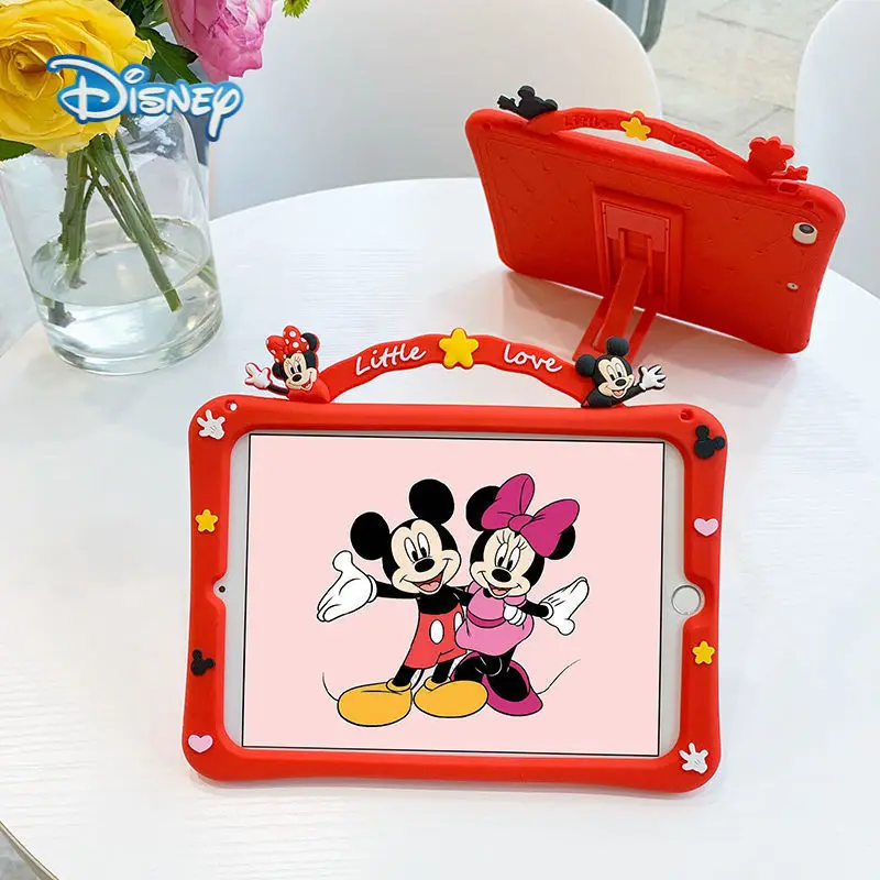 

Disney Mickey Cartoon Tablet Case for IPad 10.2 8th 7th Pro 9.7 2020 2018 2017 Air 1 2 3 4 Mini 5 6 Soft Silicon Stand Cover