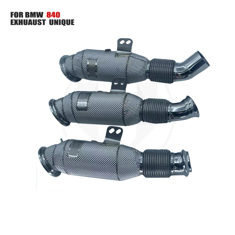 

UNIQUE Exhaust System High Flow Performance Downpipe for BMW B58 440 Car Accessories With Cat Pipe