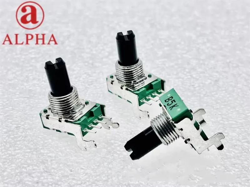 10 шт. роторный потенциометр RK11 B5K B10K 4pin длина вала 15 мм