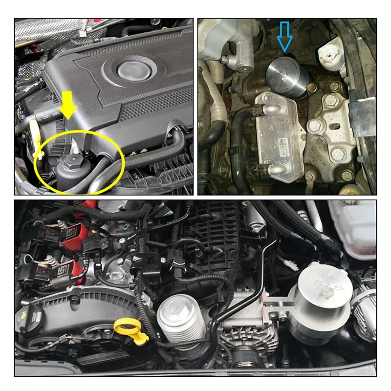 DQ250 алюминиевая крышка корпуса масляного фильтра коробки передач для VW 02E305045