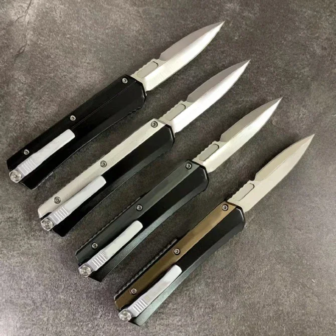 Мини GLYKONSnake карманный нож D2 лезвие ручка из алюминиевого сплава двойного
