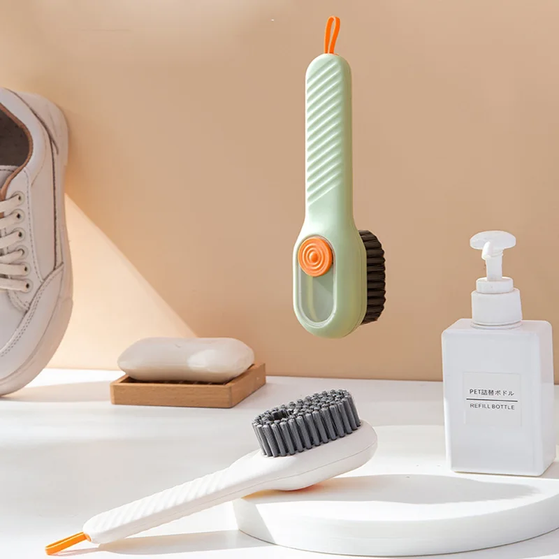 

Cleaning Brush Soft Bristled Liquid Shoe Brush Long Handle Brush Clothes Brush Shoe Clothing Board Brush Household Cleaning Tool