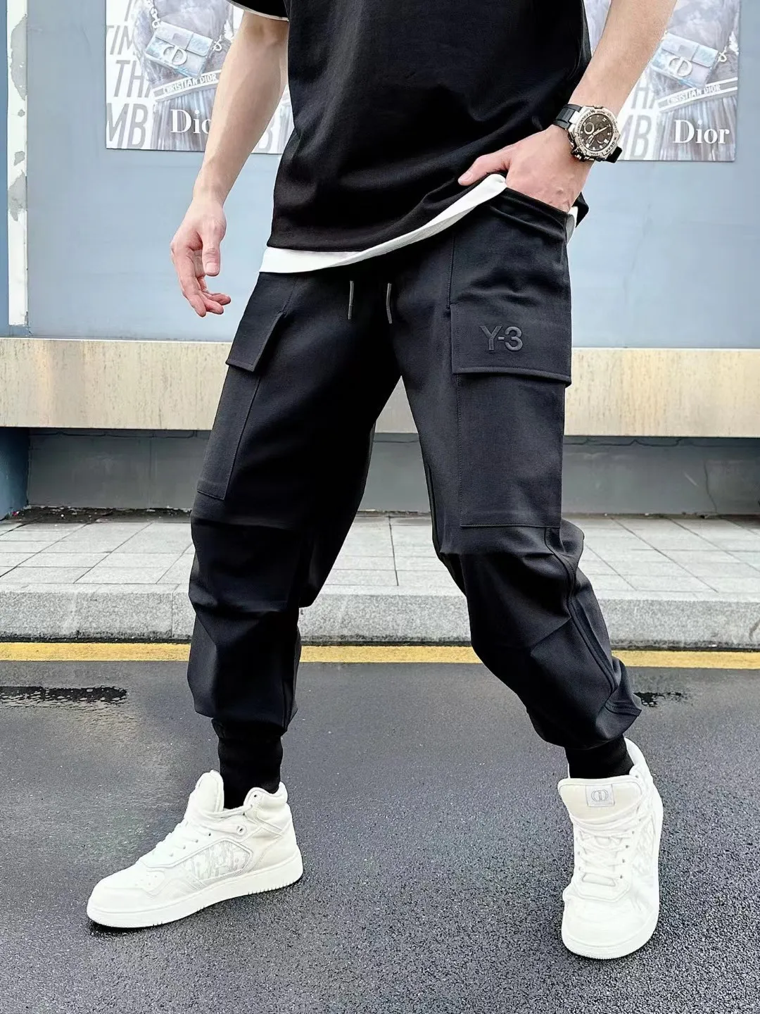 2023 Y-3 European Station Summer New Y3 Casual Sports Pants pencil pnats KZ925