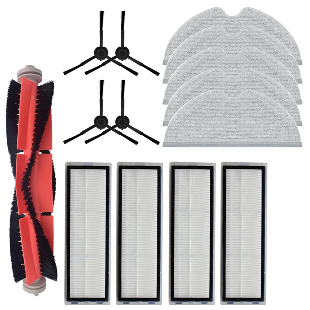 

Сменные аксессуары для робота-пылесоса Dreame L10 PRO, основная и боковая щетки, фильтр НЕРА, насадка на швабру