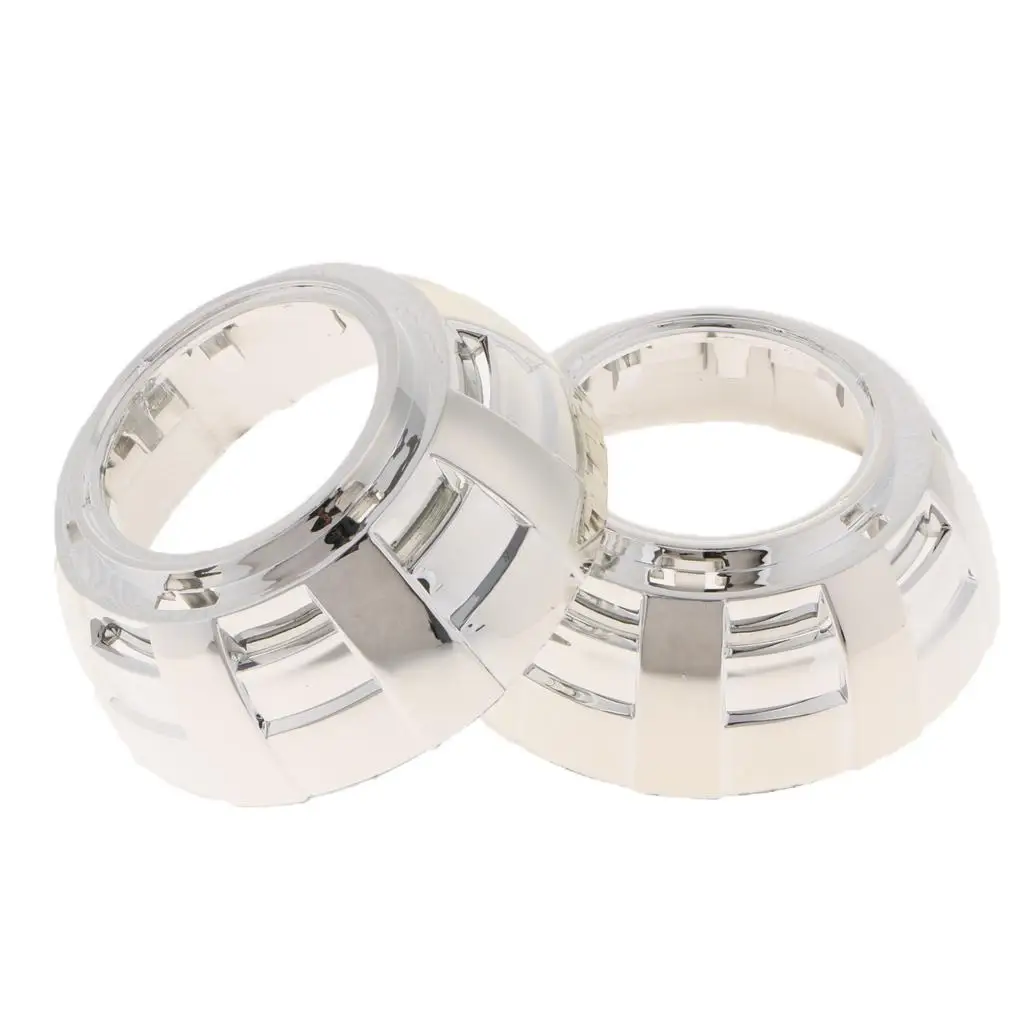 

Pair 3'' Bi Xenon Projector Lens Shrouds Cover For Land Rover