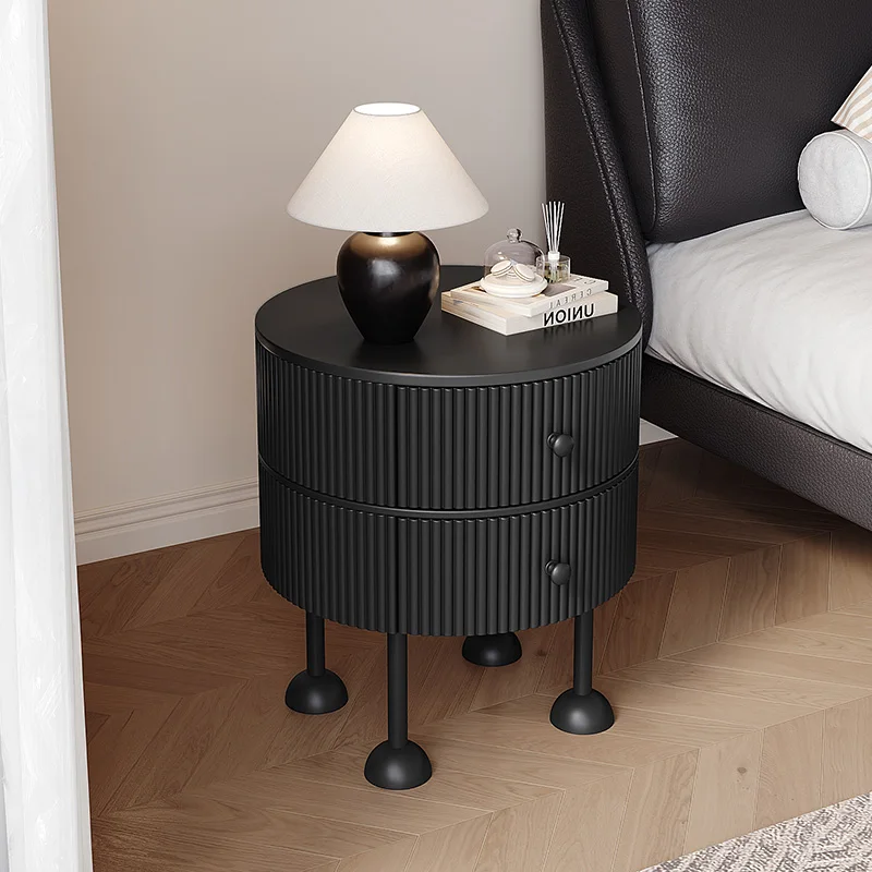 Эстетическая простая тумбочка с ящиком для хранения современная итальянская