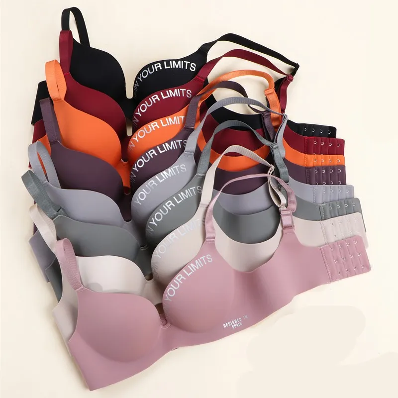 

Wire Free Seamless Bra Push Up Women's Underwear Adjustable Tops Female Bralette