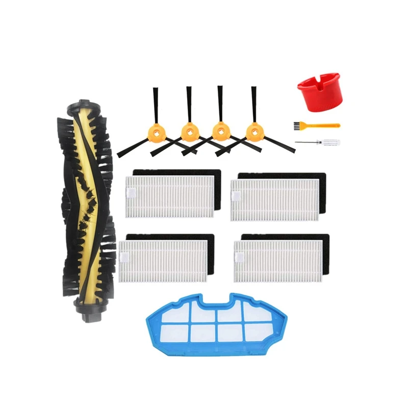 

HEPA Filter Central Side Brush for Ecovacs Deebot N79S N79 Accessories Spare Parts Robot Vacuum Cleaner