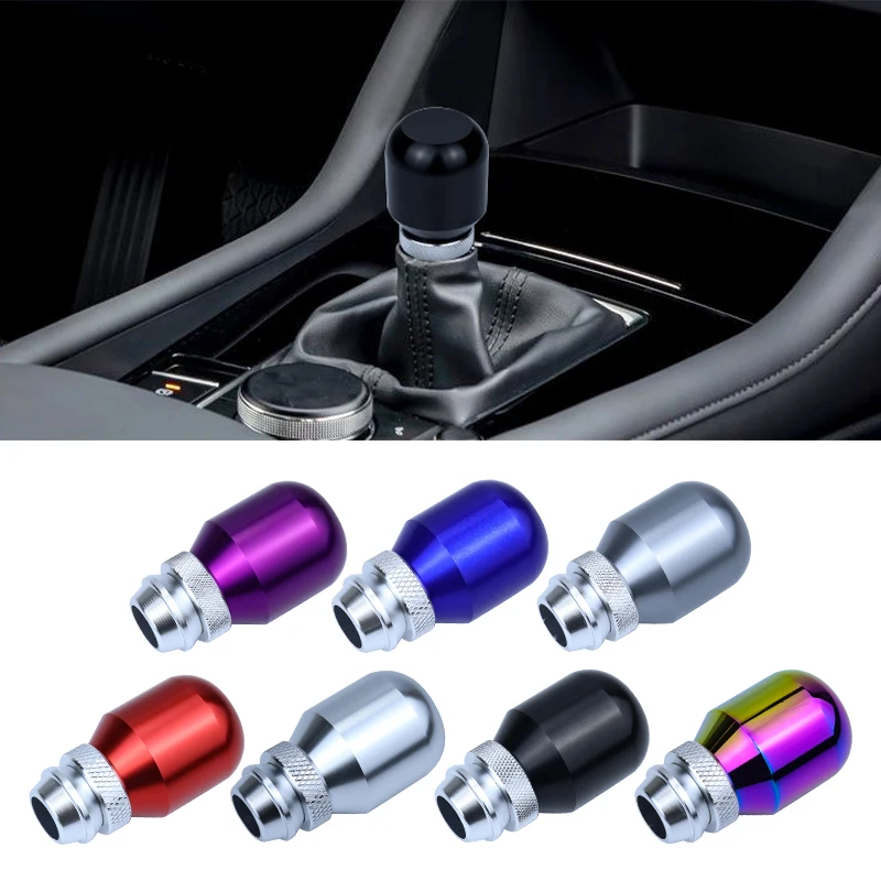 

Perilla de palanca de cambios de aluminio JDM de carreras de coches MOMO perilla de palanca de cambios Universal