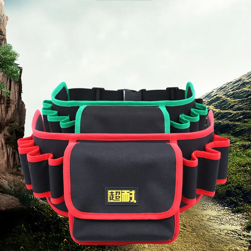 

Multi-Function Tools Waist Bag Oxford Cloth Hardware Tool Storage Bag for Wrench Pliers Storage Bag Screwdriver Holder