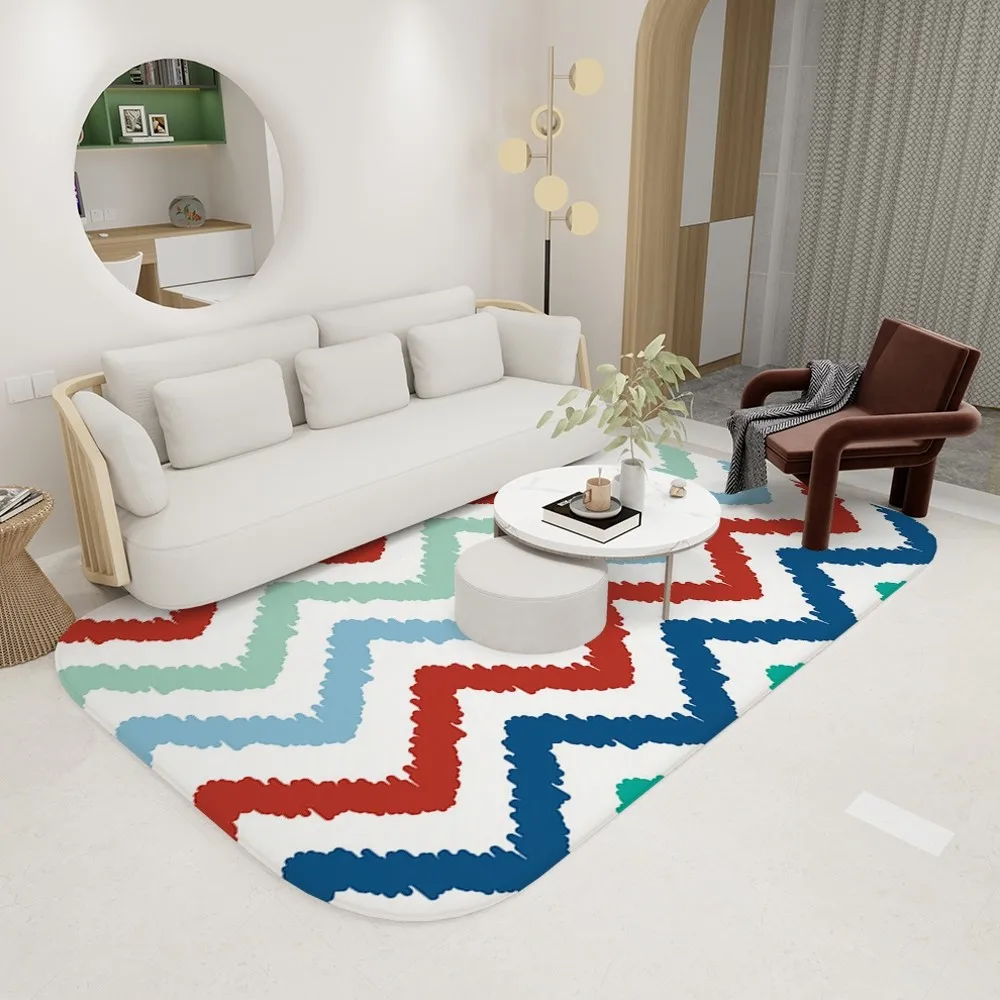 

Rhombus Pattern Decorative Anti-slip Absorb Water Bath Carpet Bathroom Kitchen Bedroon Floor Yoga Mats Entrance Doormat