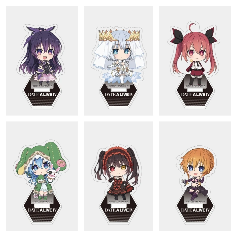 Фото DATE A LIVE V мини-акриловая подставка Тока Ятогами Котори Ицука Куруми Токисаки фигурка настольное украшение подарки для фанатов №1