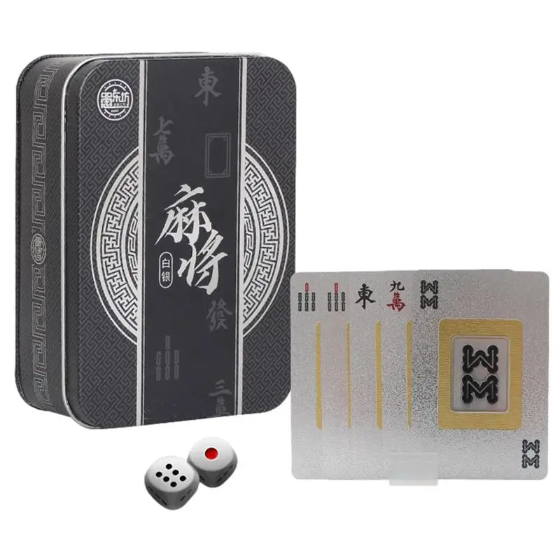 

Playing Cards Mah Jongg Pattern Frosted Portable Cards Playing Traveling Decks Cards Adult Party Favors And Gift Ideas For Teens