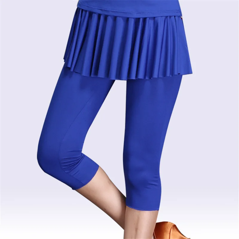 

Summer Latin Dance Culottes Modal Capris Dance Pants