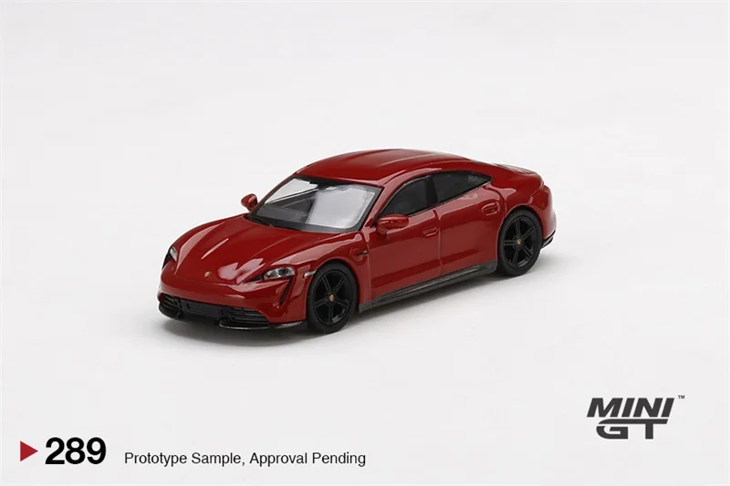 

Мини GT 1:64 Taycan Turbo S Carmine Red LHD/RHD литая модель автомобиля