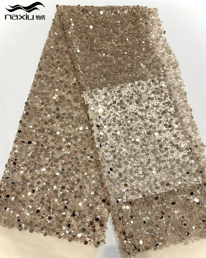 Madison африканские блестки для жениха кружевная ткань с бисером 5 ярдов 2024 высокое