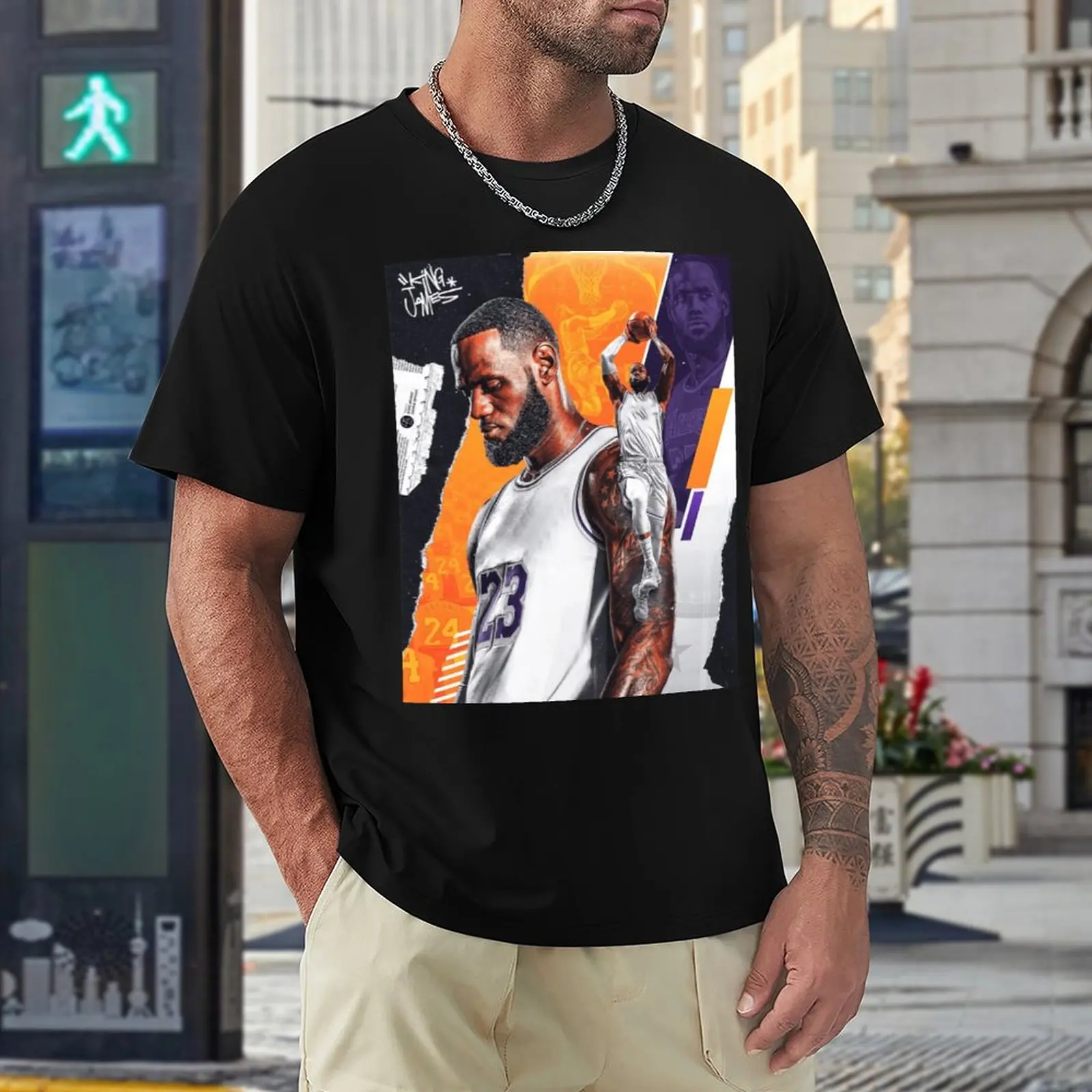 

LeBroner And Jamess 2023 Basketball Stars (16) Soccer Team Move Championship Funny top Quality Home Top Tee USA Size