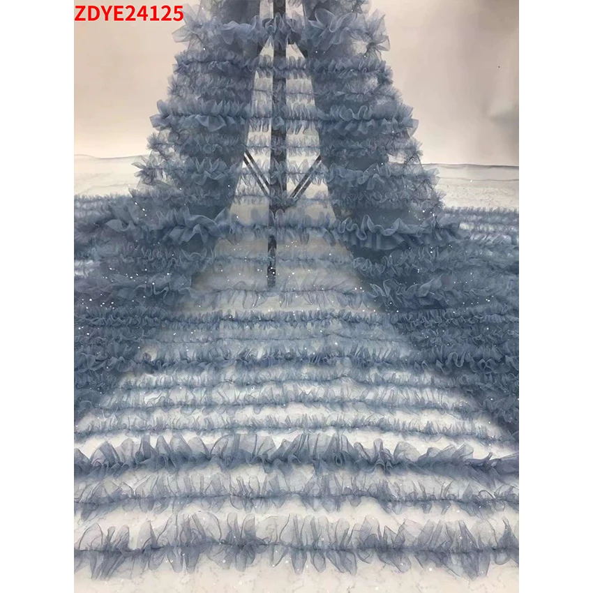 Большая Акция Африканский 3d кружевной текстиль великолепная анкарская тюль