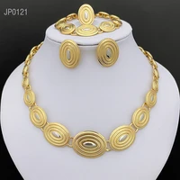 luxury dubai gold plated jewelry set african exquisite banquet dating wedding ladies fashion jewelry set