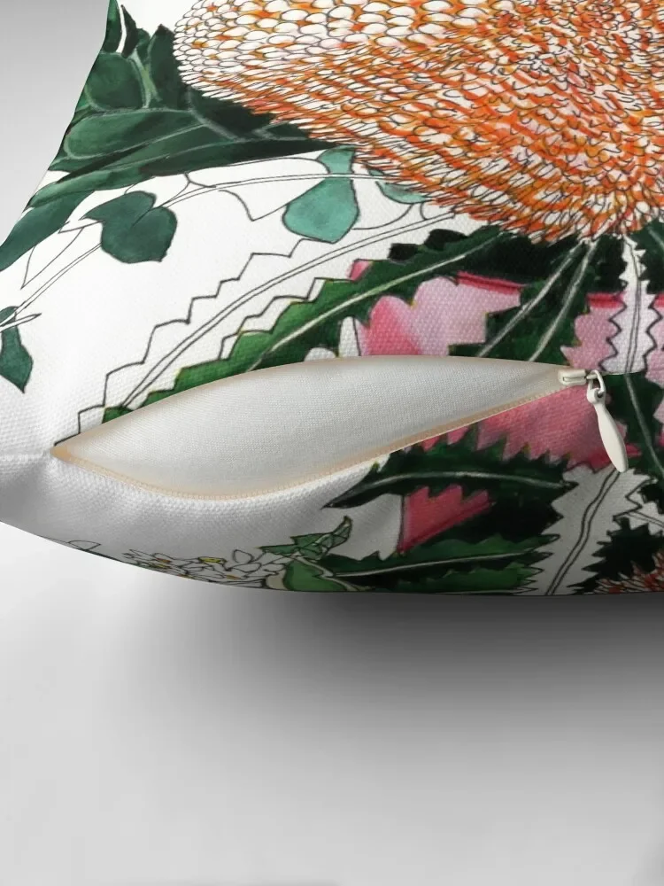 Австралийская родная композиция Банксия Кенгуру Лапа Подушка Рождественские