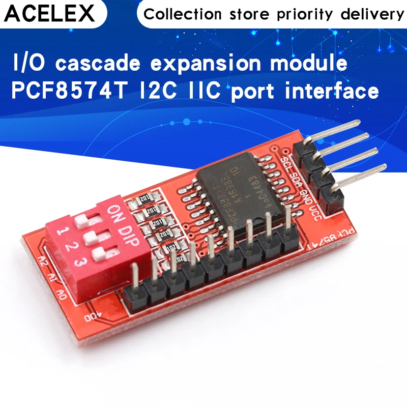 

10pcs/lot PCF8574 PCF8574T I/O for I2C Port Interface Support Cascading Extended Module