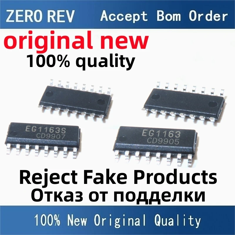 

5-10Pcs 100% New EG1163S EG1163 SOIC-16 SOP16 DC-DC power chip Brand new original chips ic