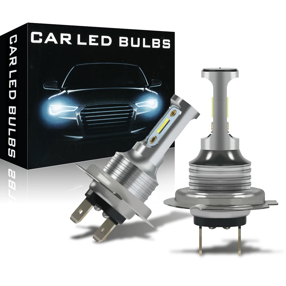

2Pcs H7 LED Car Headlight Motorcycle 881 H27 880 H4 Fog Lamps H1 H3 Auto Bulb H6 H8 H9 H11 9006 9005 HB4 Bright Light 12V 24V