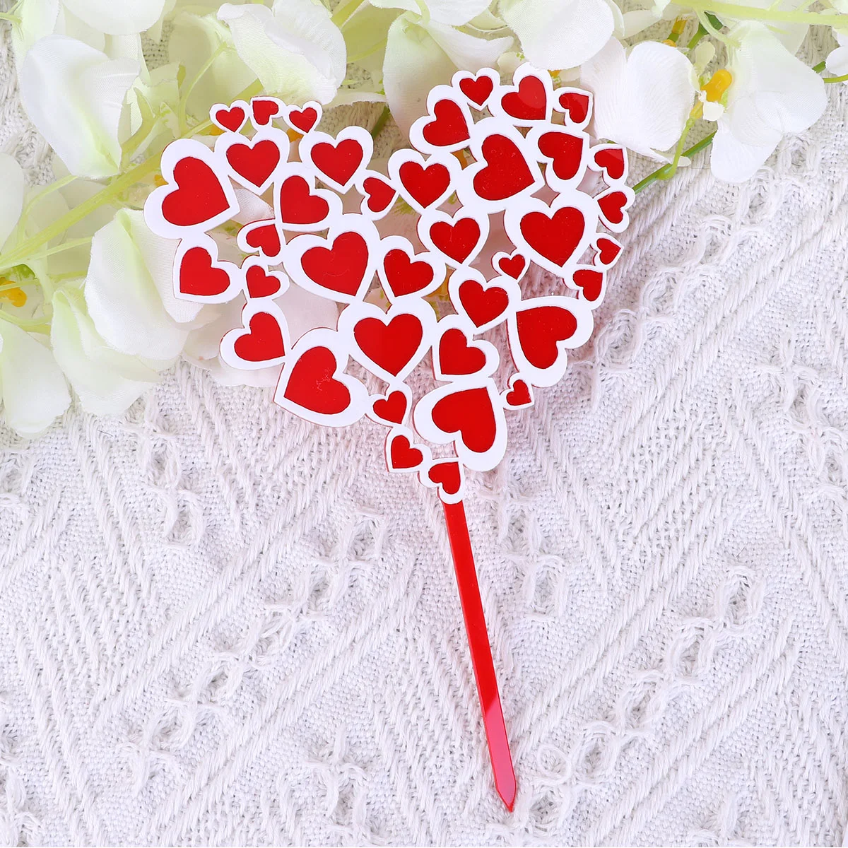 5 шт. аксессуары для дня рождения Cajas Para Topper сердце свадебные наборы коктейльный