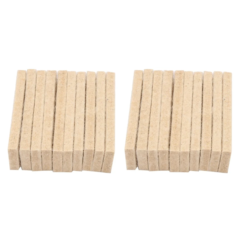 

20Pcs Exercise Bike Brake Pads Wool Felt Resistance Drag Pad for Spinning Bike Brake Pads Replacement Part