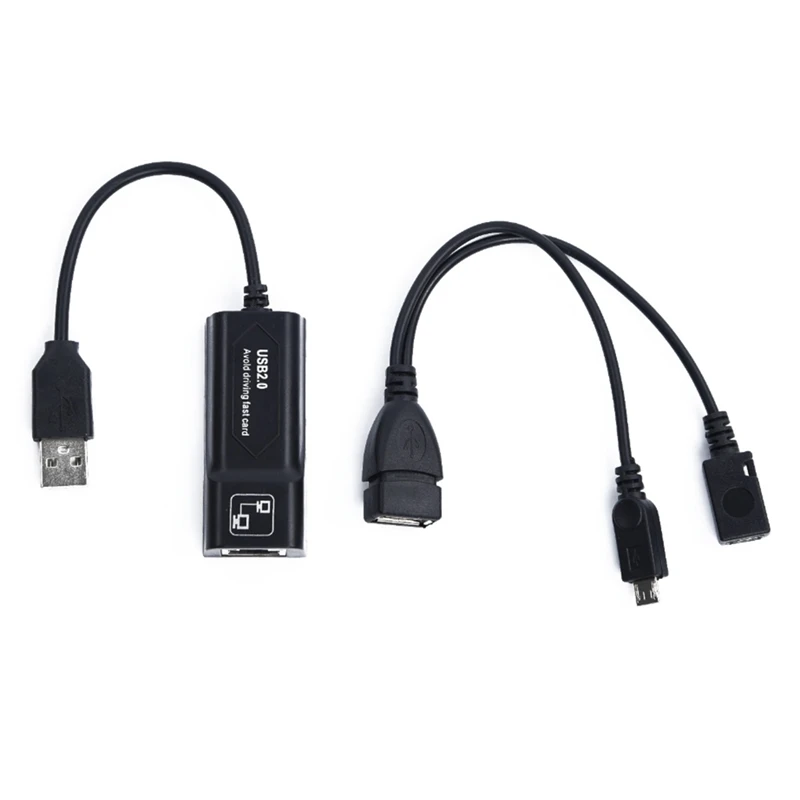 

1 компл. USB 2,0 к RJ45 адаптер USB 2,0 кабель-адаптер с Mirco OTG для Amazon Fire TV 3 или Stick GEN 2
