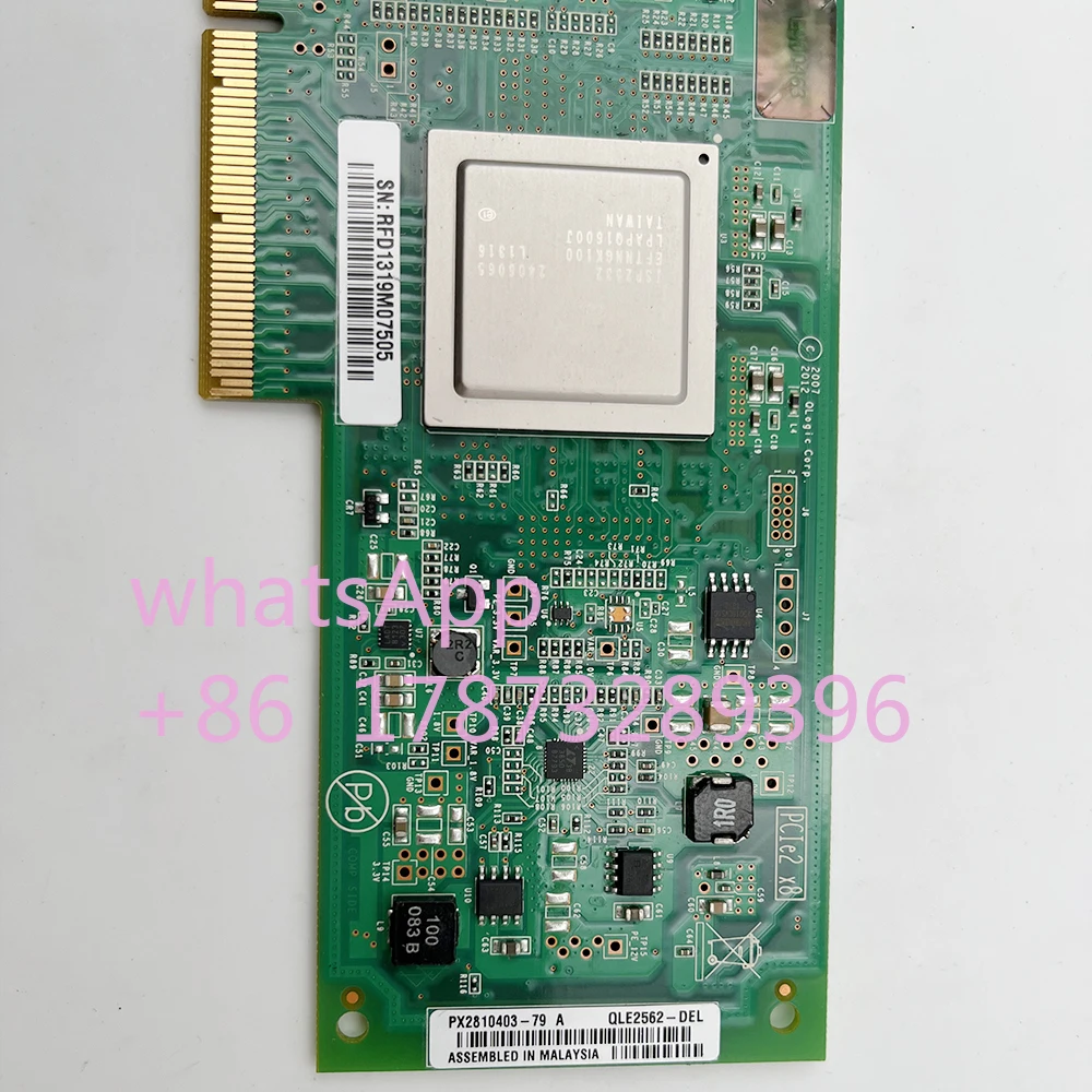 QLE2562-DEL двухпортовая оптоволоконная карта для QLOGIC 8 ГБ HBA 0MFP5T