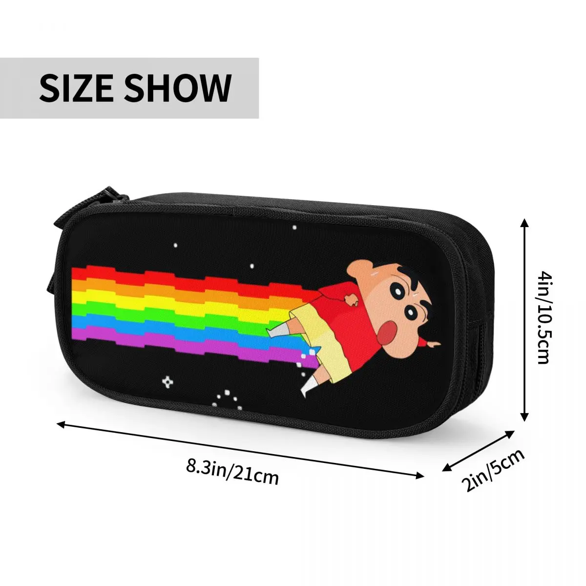 Crayon Shin-chan Nyan пенал в виде кошки женская сумка большой вместимости для студентов
