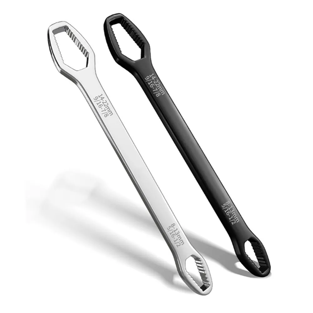 

Portable Stainless Steel Double-ended Wrench Bicycle Repair Tools 8-22mm Cycling Wrench