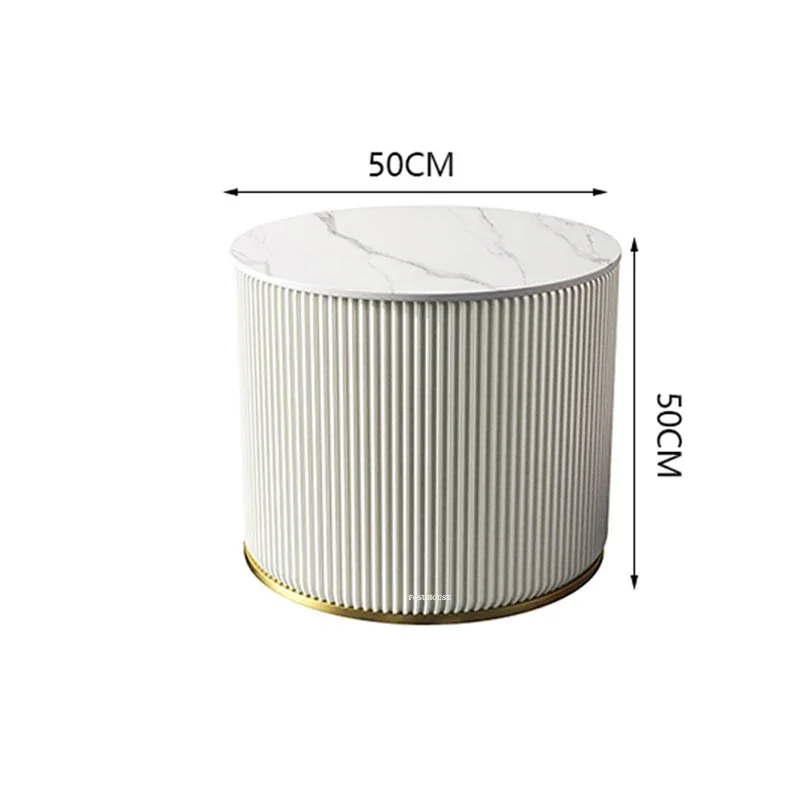 Бытовые круглые журнальные столики для балкона из скандинавского сланца мебель