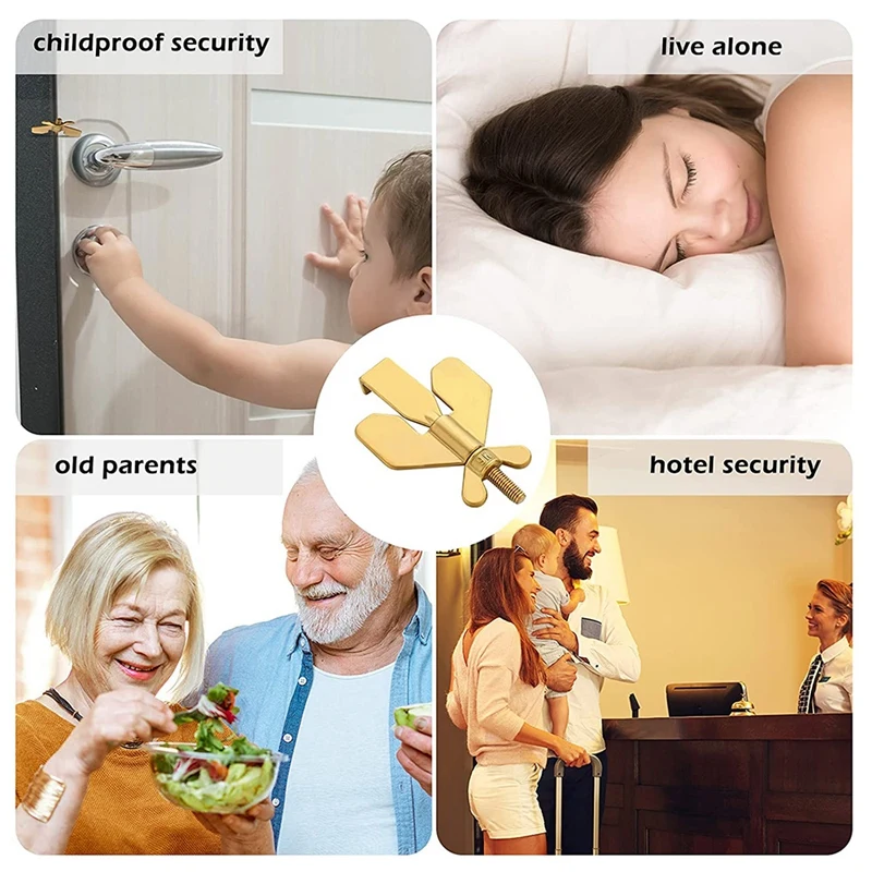 Акция! 2 шт. дверные замки для безопасности дома |