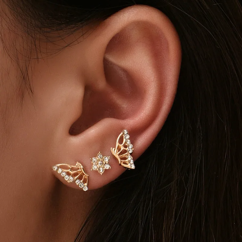 

Sweet Butterfly Stud Earrings 2022 New Vintage Ear Jewelry