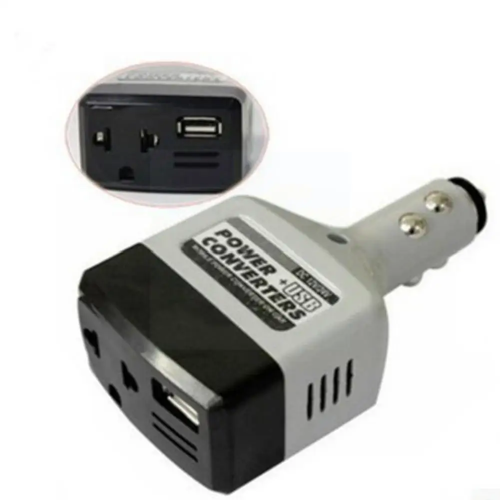 

Car Converter Power Transformer Mobile Phone Charger 220V To USB Adapter Car Converter 12V/24V Interface N7Q6