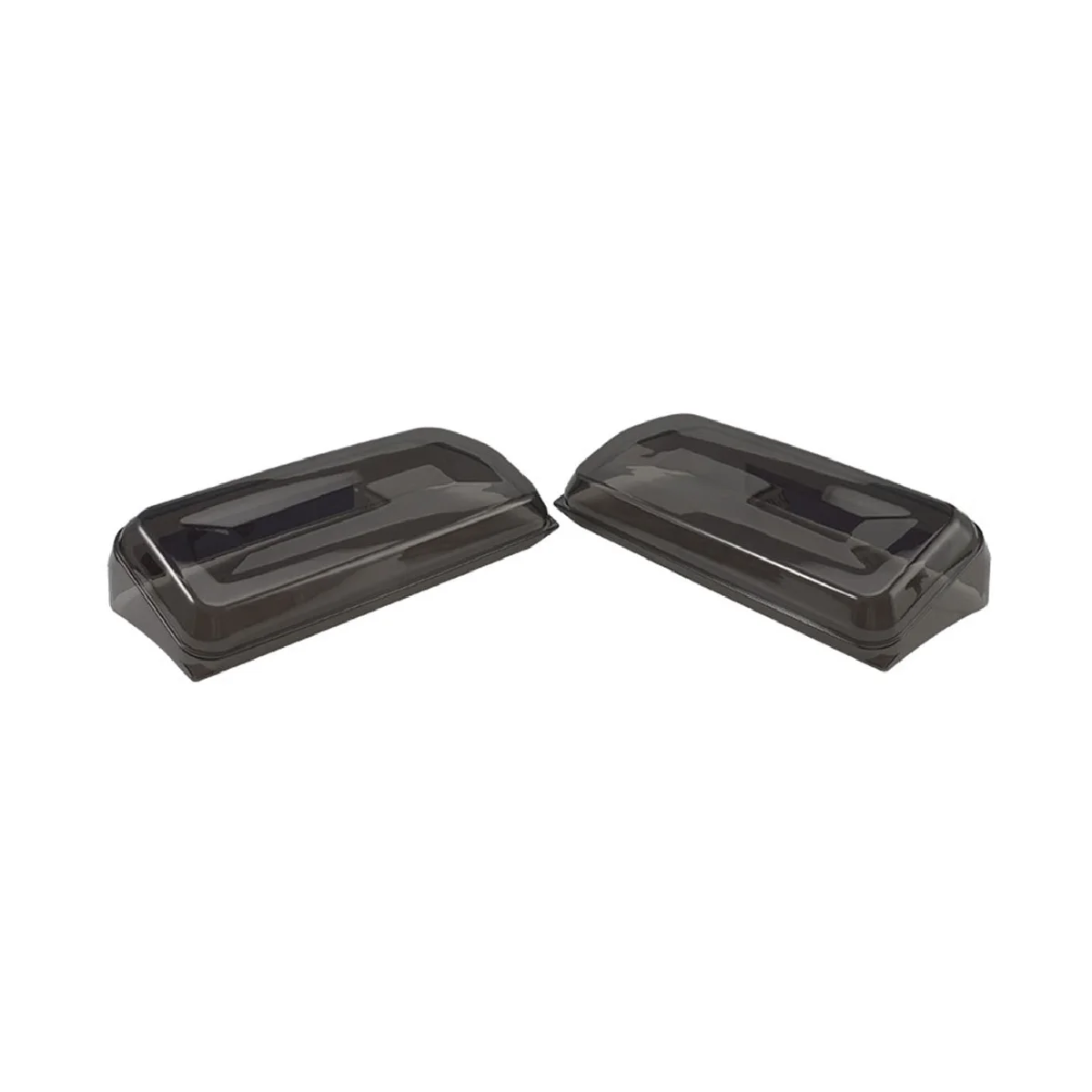 

Car Smoked Black Tail Light Cover Rear Lamp Guard Protector Trim Frame Bezel Exterior for