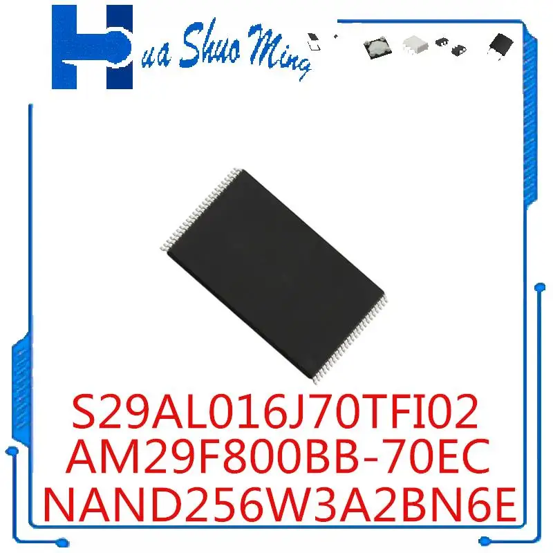 5 шт./лот NAND256W3A2BN6E NAND256 AM29F800BB-70EC S29AL016J70TFI02 S29AL016J70TF102 S29AL016 TSOP48