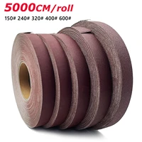 5000cm 60 600 grit emery cloth roll polishing sandpaper for grinding tools polishing metalworking dremel woodworking furniture