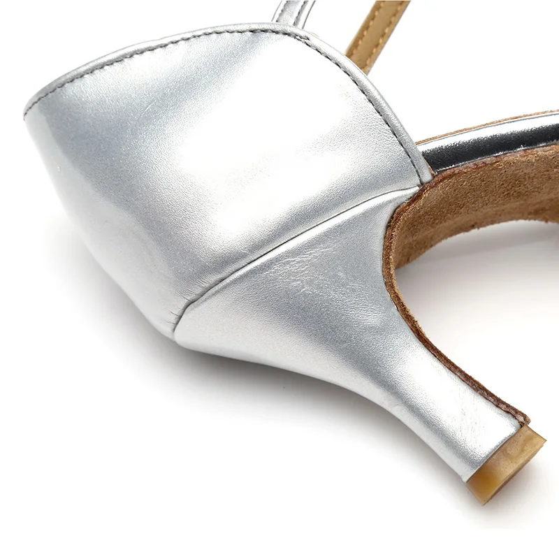 DIPLIP Salsa Latin Dance Shoes For Women Girls Tango Ballroom Dance High Heels soft Dancing Shoes 5/7cm Ballroom Dance Sandals