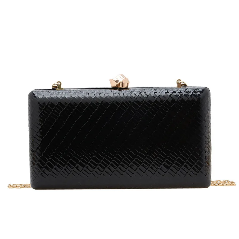 2024 новая акриловая сумка со змеиным узором женская маленькая квадратная летняя