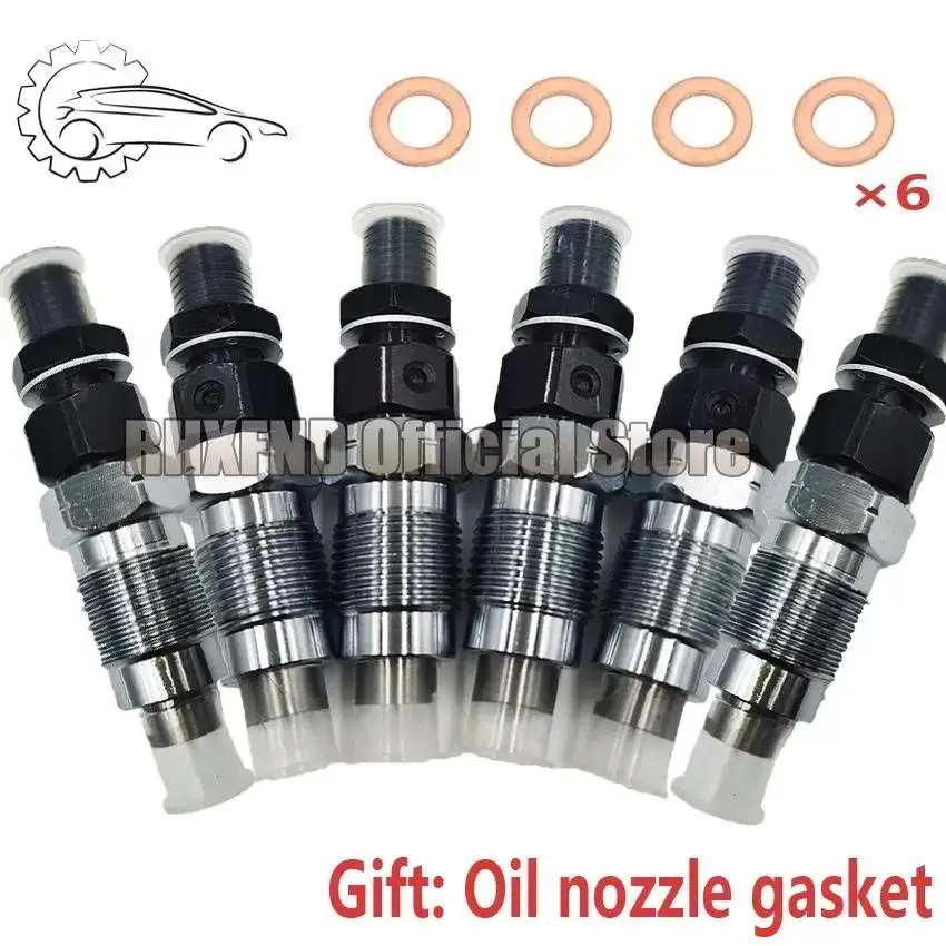 

23600-19075 23600-17090 сборка инжектора топлива 6pcs 1HZ, подходящая для подгонки Toyota Land Cruiser BB60 HZB70 BJ73 UZJ100