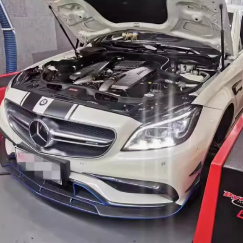 Для W218 Mercedes CLS63 AMG модифицированная передняя пленка из углеродного волокна Babos