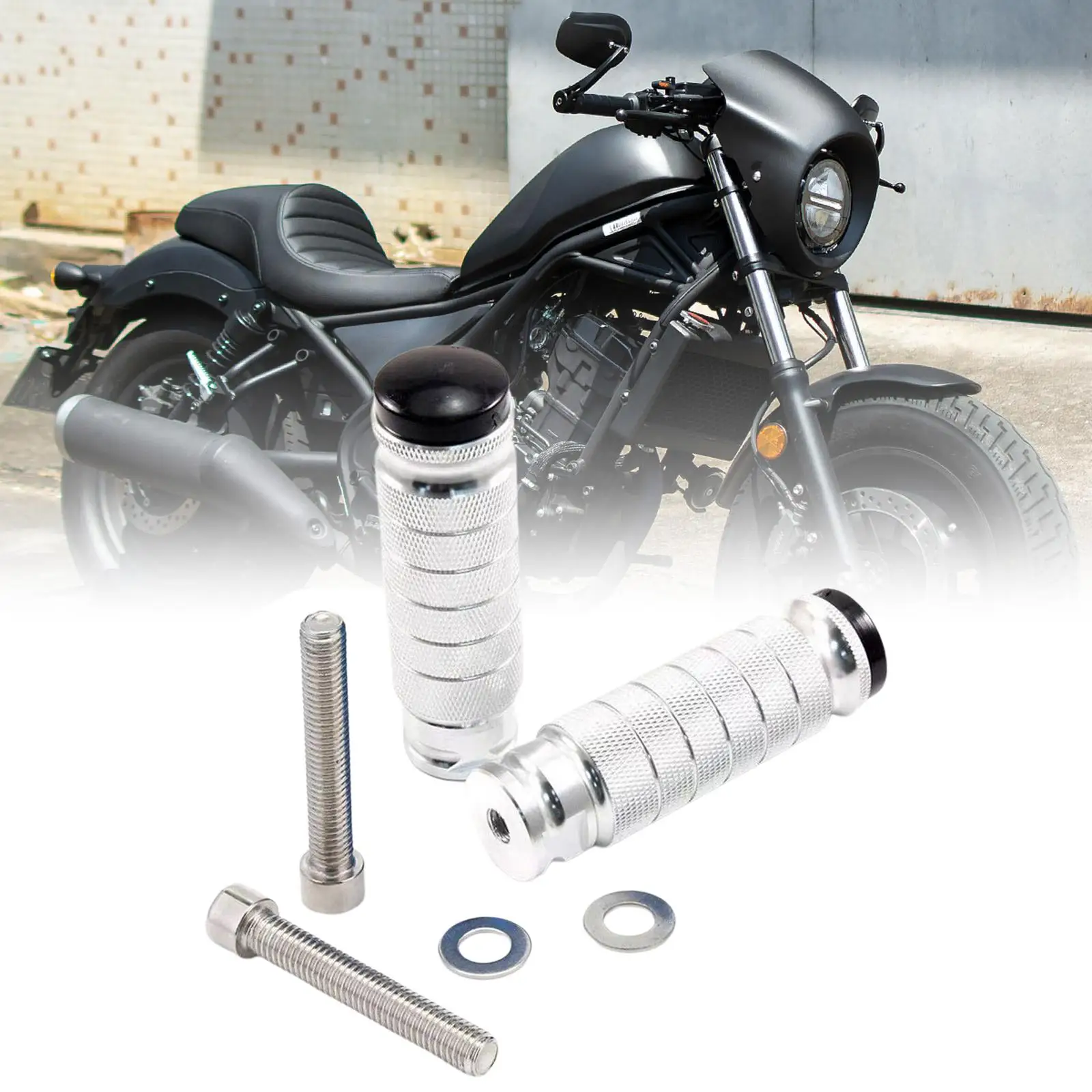 2 шт. противоскользящие подножки для мотоцикла